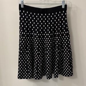 Grace Elements Black and White A-Line Skirt
